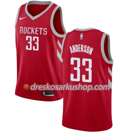 Muški NBA Dres Houston Rockets Ryan Anderson 33 Nike 2017-18 Crvena Swingman